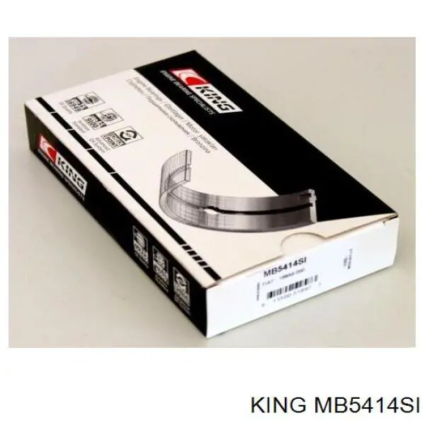 MB5414SI King вкладыши коленвала коренные, комплект, стандарт (std)