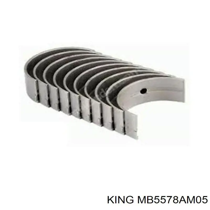 MB5578AM0.5 King вкладыши коленвала коренные, комплект, 2-й ремонт (+0,50)