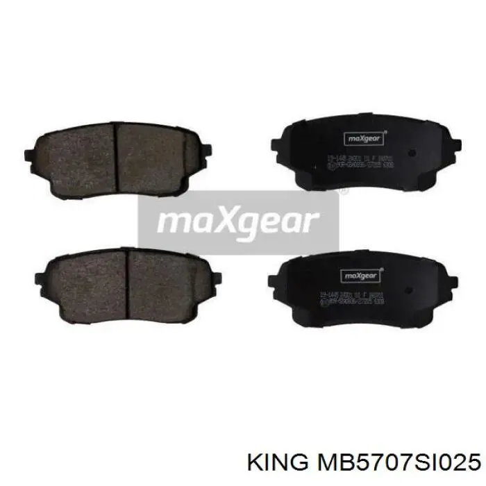 MB5707SI025 King Комплект подшипников скольжения коленвала