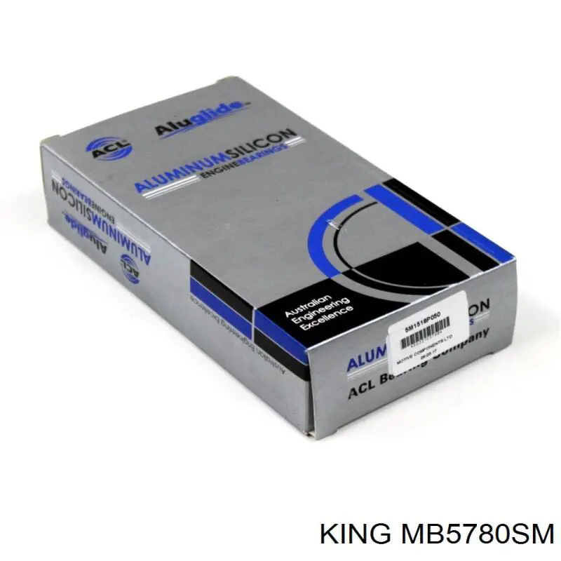 Вкладыши коленвала коренные, стандарт (STD) King MB5780SM цена, от 43.19 USD