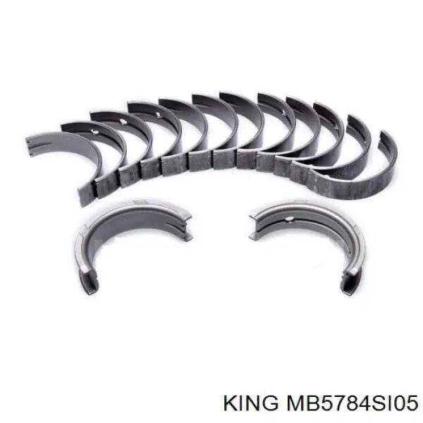 MB5784SI05 King Вкладыши коленвала шатунные комплект 1-й ремонт