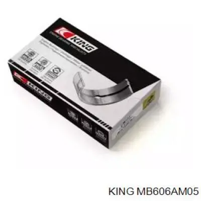 MB 606AM0.5 King вкладыши коленвала коренные, комплект, 2-й ремонт (+0,50)