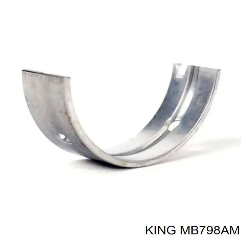 MB798AM King вкладыши коленвала коренные, комплект, стандарт (std)