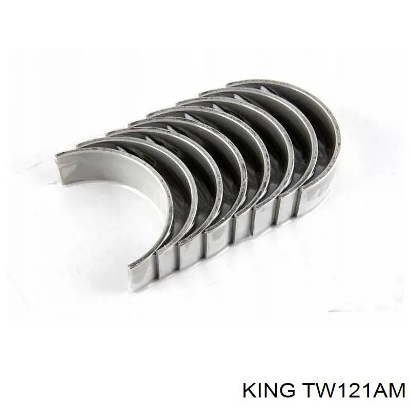 TW121AM King полукольцо упорное (разбега коленвала, STD, комплект)