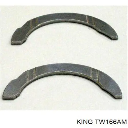 Упорное полукольцо коленчатого вала, компект King TW166AM цена, от 4.60 USD
