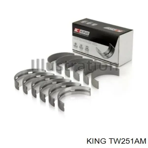 TW251AM King semianel de suporte (de carreira de cambota, STD, kit)