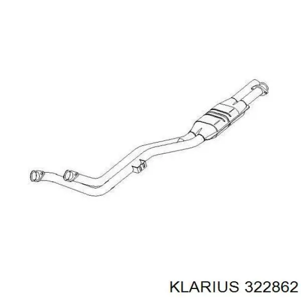 A2104905319 Mercedes Конвертор-катализатор