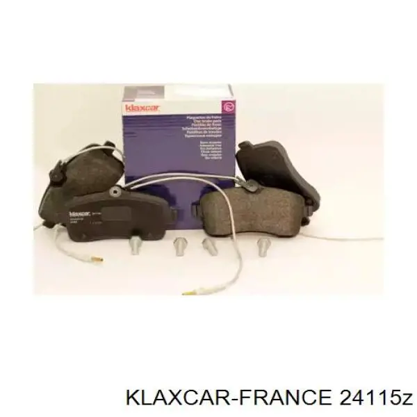 Колодки тормозные передние дисковые KLAXCAR FRANCE 24115Z