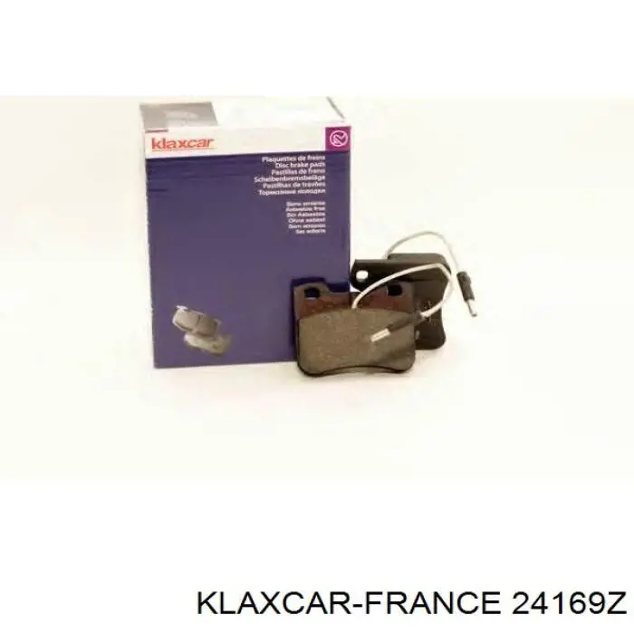 Задние тормозные колодки 24169Z Klaxcar France