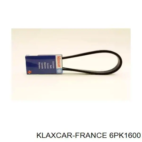 6PK1600 Klaxcar France ремень генератора