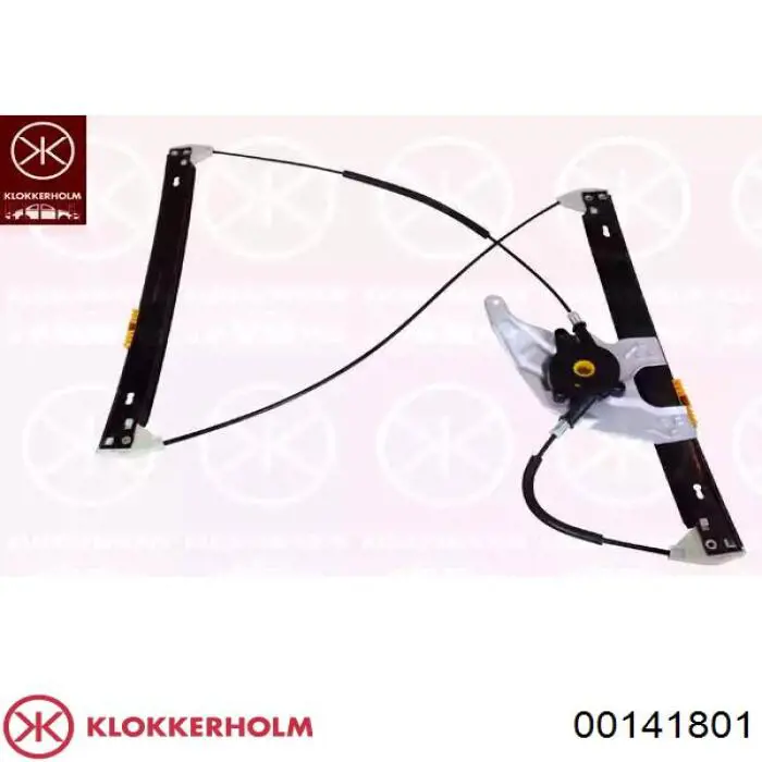 00141801 Klokkerholm механизм стеклоподъемника двери передней левой