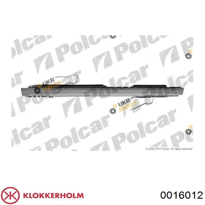 FP0016012 Klokkerholm Порог наружний правый