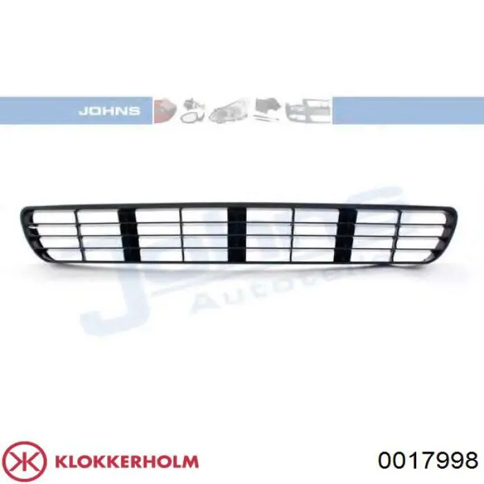 0017998 Klokkerholm Правая решетка переднего бампера