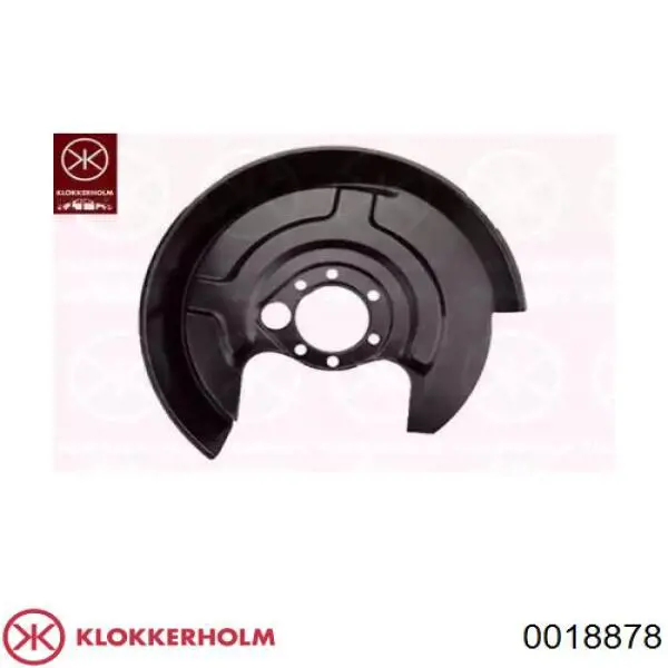 0018878 Klokkerholm защита тормозного диска заднего правая