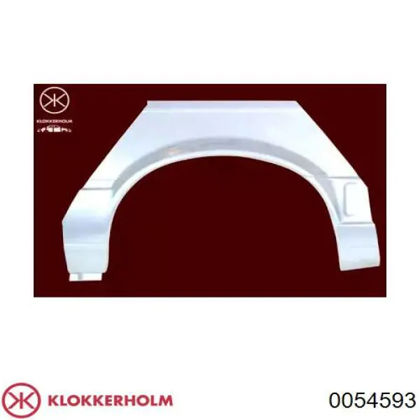 Ремонтная часть арки крыла заднего левого Klokkerholm 0054593 цена, от 105.39 USD