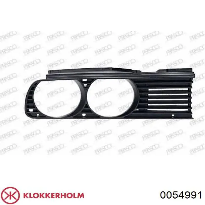 Решетка радиатора левая Klokkerholm 0054991