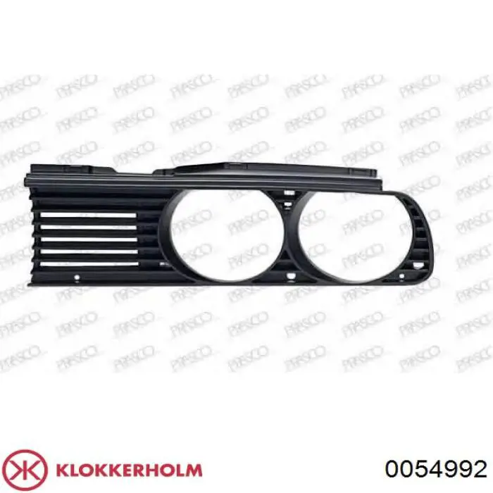 Решетка радиатора правая Klokkerholm 0054992