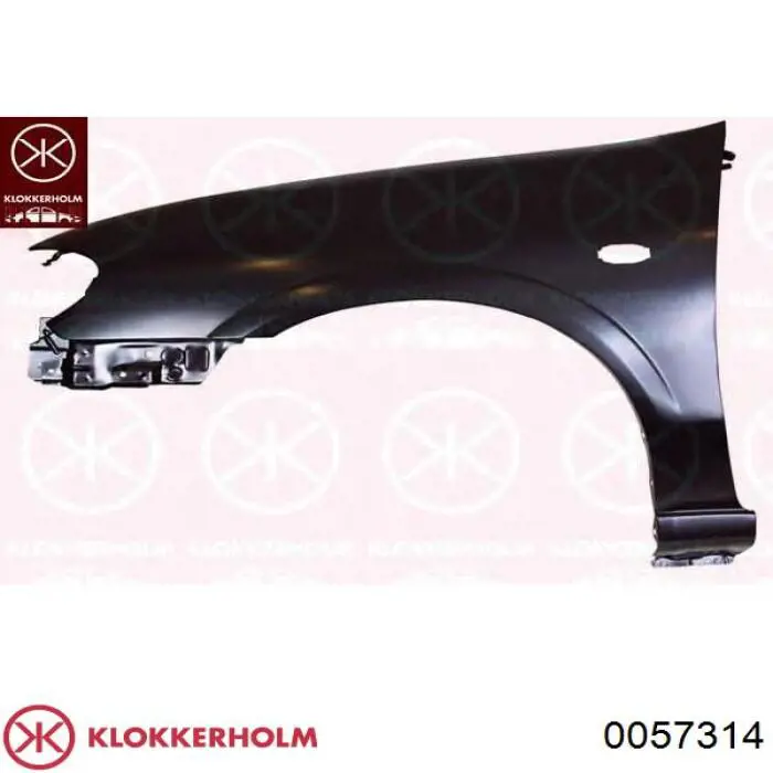 Купить 0057314 Klokkerholm Крыло переднее правое
