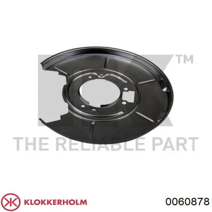 Купить 0060878 Klokkerholm Защита тормозного диска заднего, правая