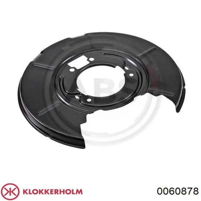Защита тормозного диска заднего правая 0060878 Klokkerholm