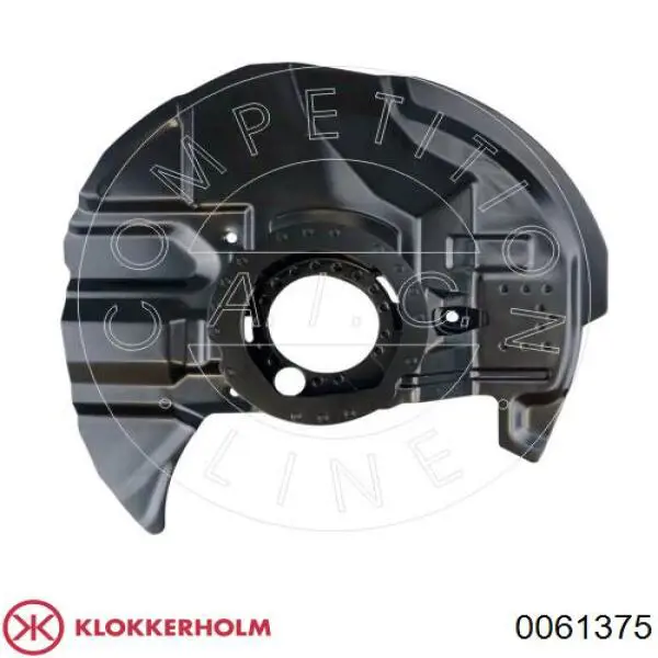 Щиток тормозного диска переднего левого Kamoka 1180037 цена, от 22.97 USD