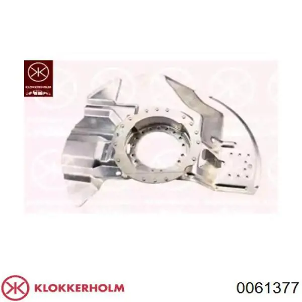 Защита тормозного диска переднего левого Klokkerholm 0061377