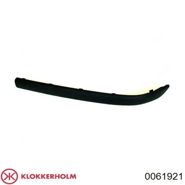 Накладка бампера переднего левая Klokkerholm 0061921