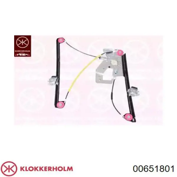 Механизм стеклоподъемника двери передней левой KLOKKERHOLM 00651801