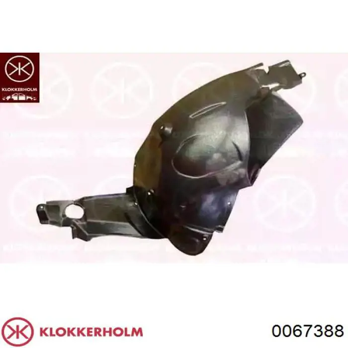 Protección motor derecha 0067388 Klokkerholm