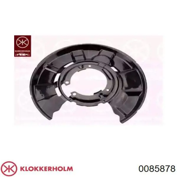 0085878 Klokkerholm защита тормозного диска переднего правого