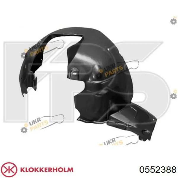 Подкрылок передний правый 00007136HH Peugeot/Citroen