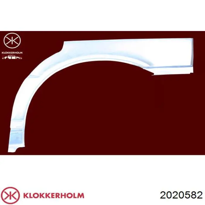 Ремонтная часть арки крыла заднего правого Polcar 3016845 цена, от 14.75 USD
