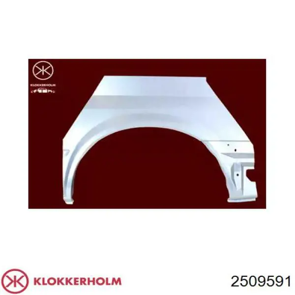 Купить 2509591 Klokkerholm Арка крыла заднего левого