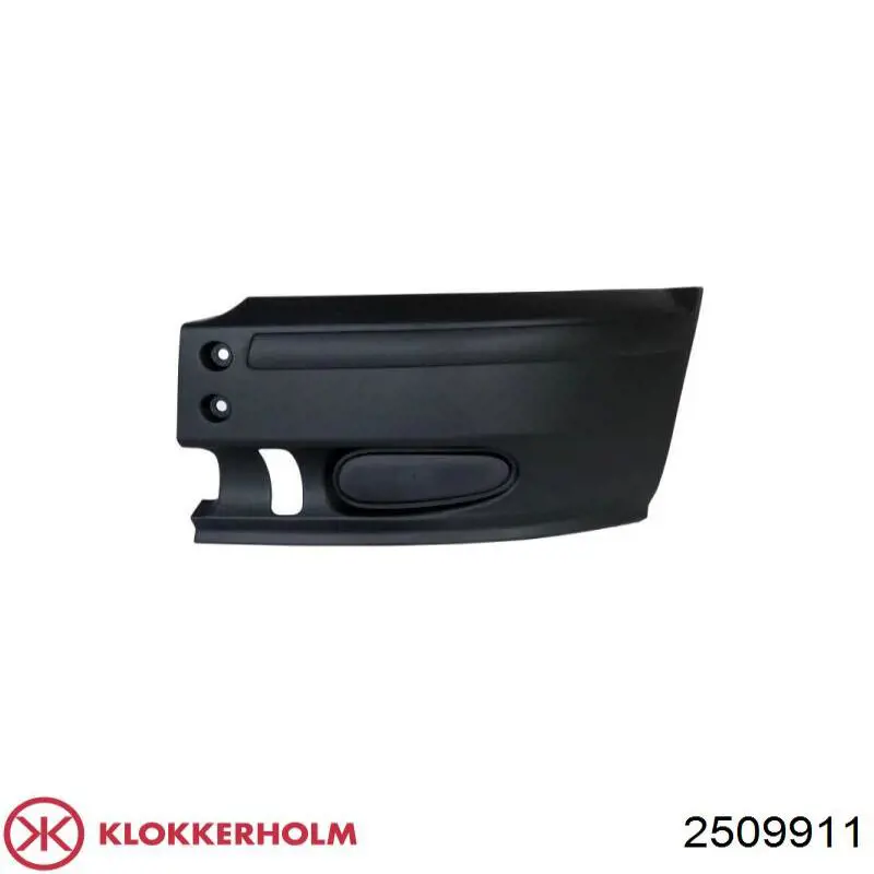 2509911 Klokkerholm бампер передний, левая часть