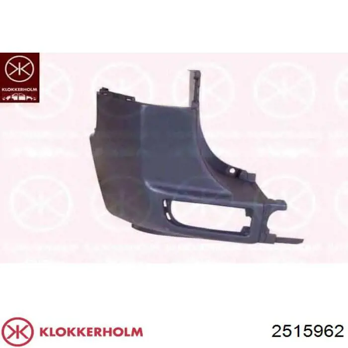 Бампер задний, правая часть 324498 Polcar
