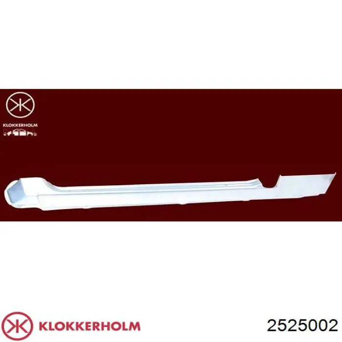2525002 Klokkerholm порог внешний правый