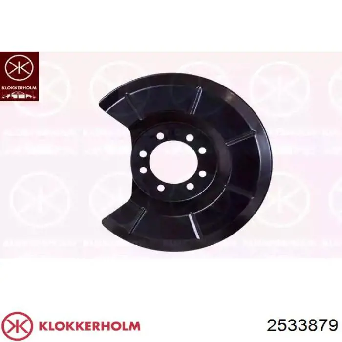 2533879 Klokkerholm proteção do freio de disco traseiro