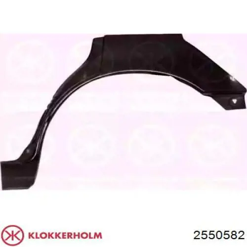 Ремонтная часть арки крыла заднего правого FP2550582 Klokkerholm