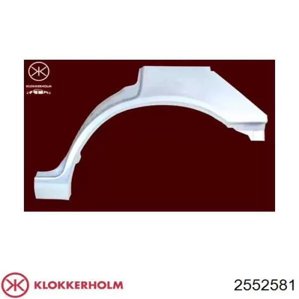 Ремонтная часть арки крыла заднего левого Klokkerholm 2552581
