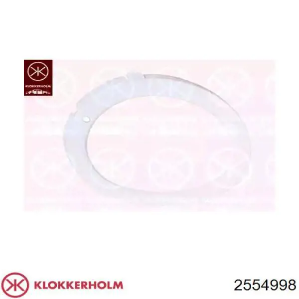 Ободок (окантовка) фары противотуманной правой Klokkerholm 2554998