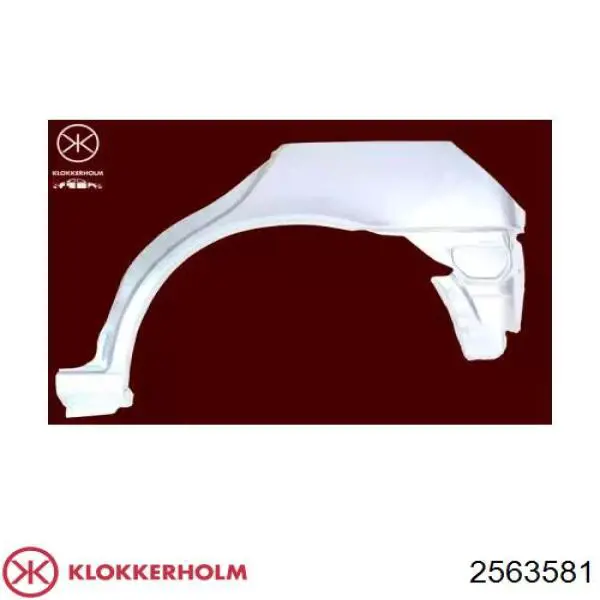 Ремонтная часть арки крыла заднего левого Klokkerholm FP2563581 цена, от 47.69 USD