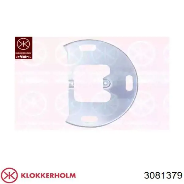 Защита тормозного диска переднего KLOKKERHOLM 3081379