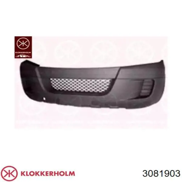 Передний бампер 3081903 Klokkerholm