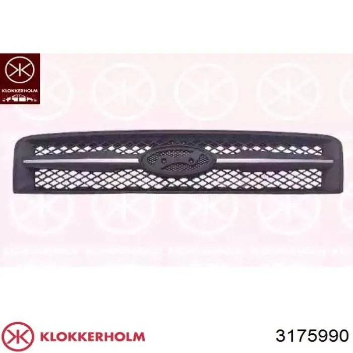 Решетка радиатора Klokkerholm 3175990
