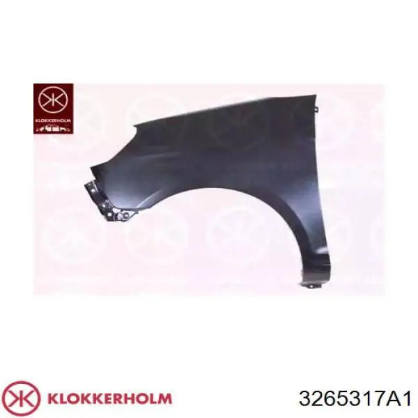 Крыло левое Hyundai/Kia 6631107500