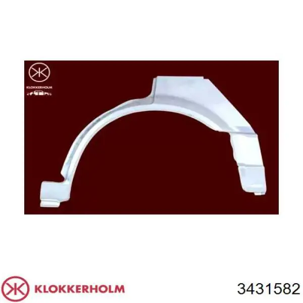 Арка крыла заднего правого Klokkerholm 3431582 цена, от 59.87 USD