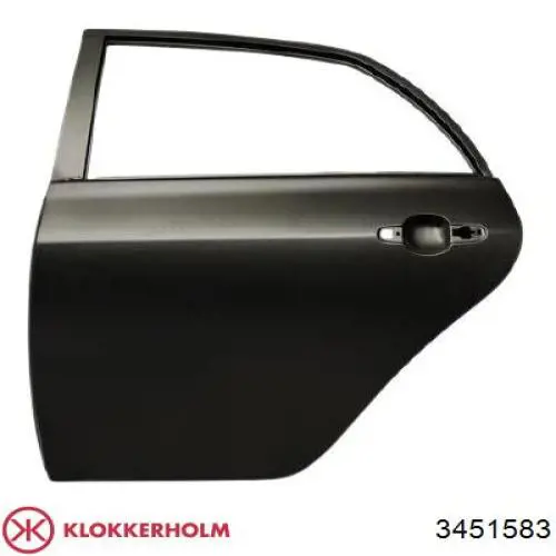 Ремонтная часть арки крыла заднего левого 3451583 Klokkerholm