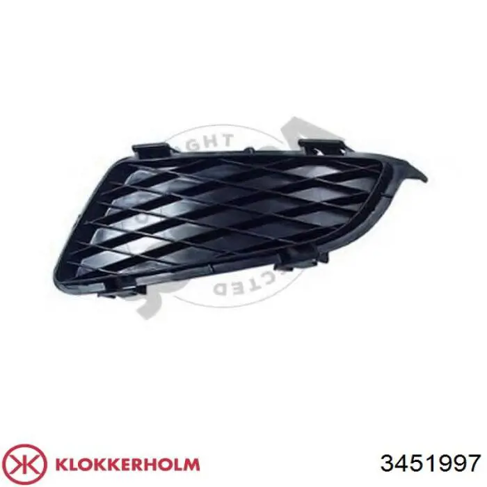 3451997 Klokkerholm заглушка (решетка противотуманных фар бампера переднего левая)
