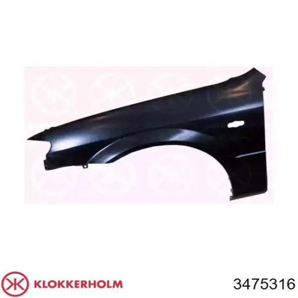 Крыло переднее правое KLOKKERHOLM 3475316
