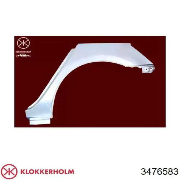 Ремонтная часть арки крыла заднего левого Klokkerholm FP3476583 цена, от 89.39 USD
